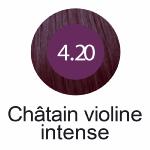 Coloration avec ammoniaque KARES COLORS N°4.20 Châtain Violine Intense 100 ml