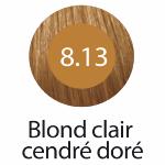 Coloration avec ammoniaque KARES COLORS N°8.13 Blond Clair Cendré Doré 100 ml