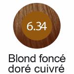 Coloration avec ammoniaque KARES COLORS N°6.34 Blond Foncé Doré Cuivré 100 ml